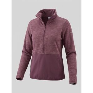 NWT Gorpcore Coastal Columbia Sunny Springs Half Zip Fleece Small Plum Heather